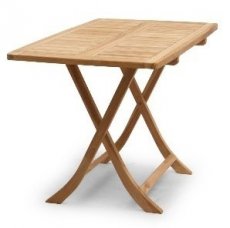 AT-PR037 Inklapbare vierkante teak tafel