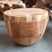 SB_CT_LAM_D Koffie/salon tafel "Laminasi Rond" in teak hout
